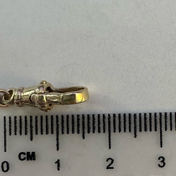 Vintage 9k yellow gold dog clip - Picture 8 of 12